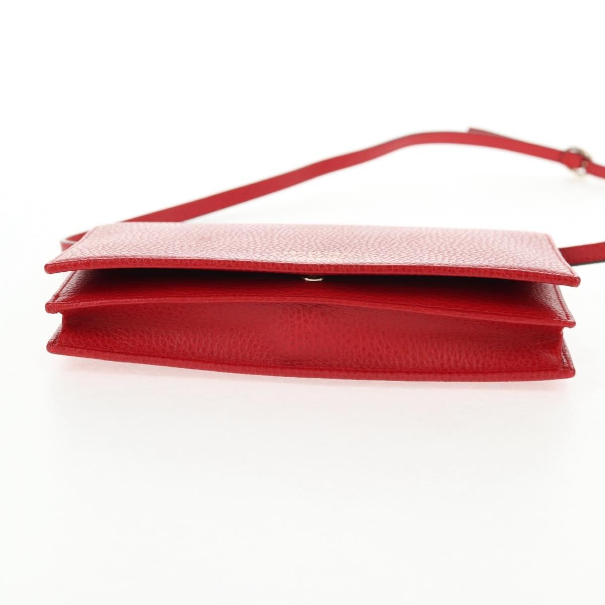 Gucci Wallet on Strap Leather, RED, LEATHER, Wallets