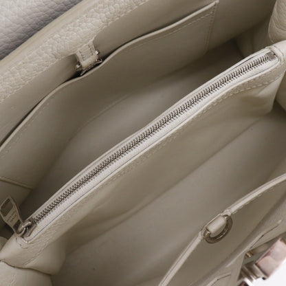 Louis Vuitton Capucines Bag Leather, BLUE, LEATHER, Handbag