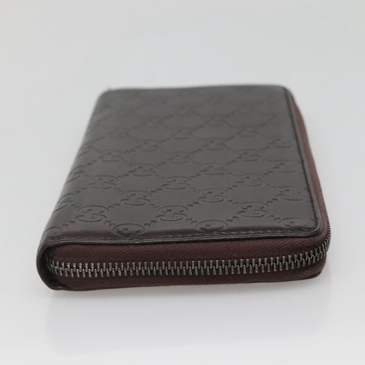 Gucci Guccissima Wallet Motif GG, BROWN, LEATHER, Wallets