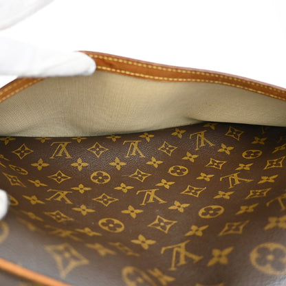 Louis Vuitton Reporter Bag Monogram Canvas, BROWN, CANVAS, Crossbody bag