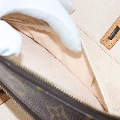 Louis Vuitton Pochette Accessoires Monogram Canvas, BROWN, CANVAS, Clutche & pouche
