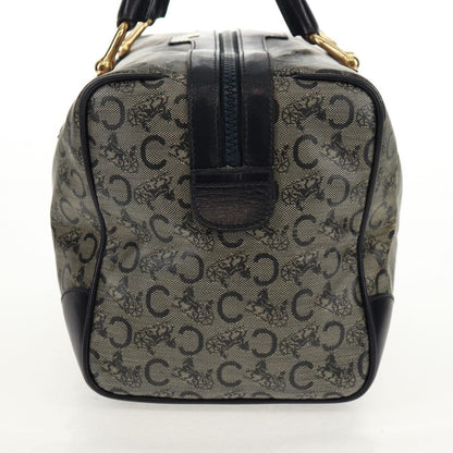 Celine C Sulky Boston bag Canvas, NAVY, CANVAS, Travel bag