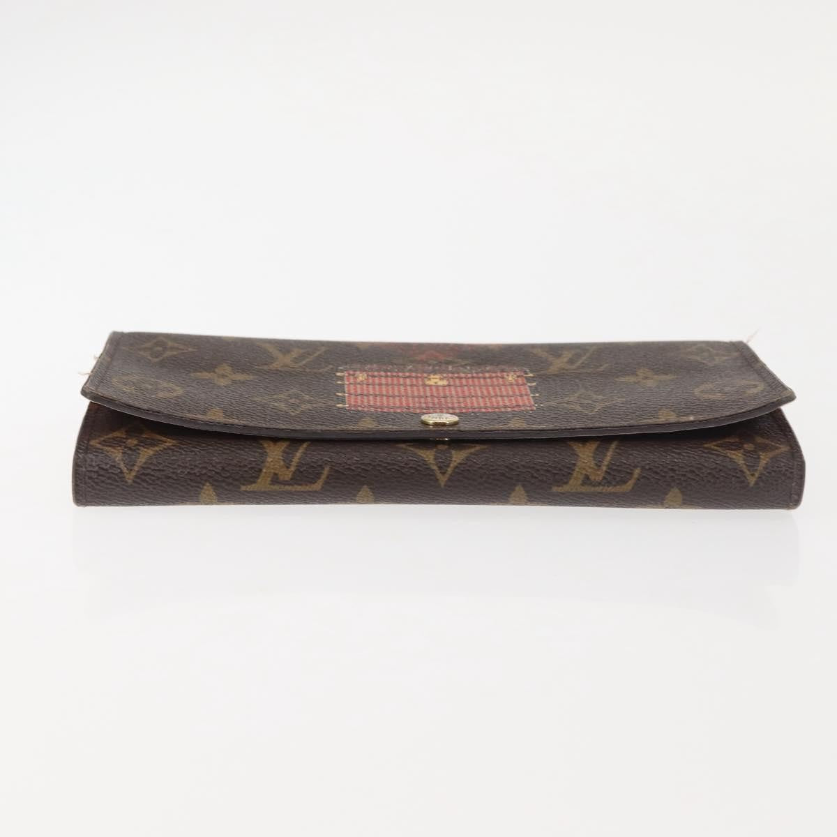 Louis Vuitton Vintage Sarah Wallet Monogram Canvas, BROWN, CANVAS, Wallets