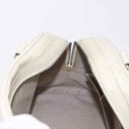 Louis Vuitton Montaigne Bowling Bag Epi Leather, WHITE, LEATHER, Handbag