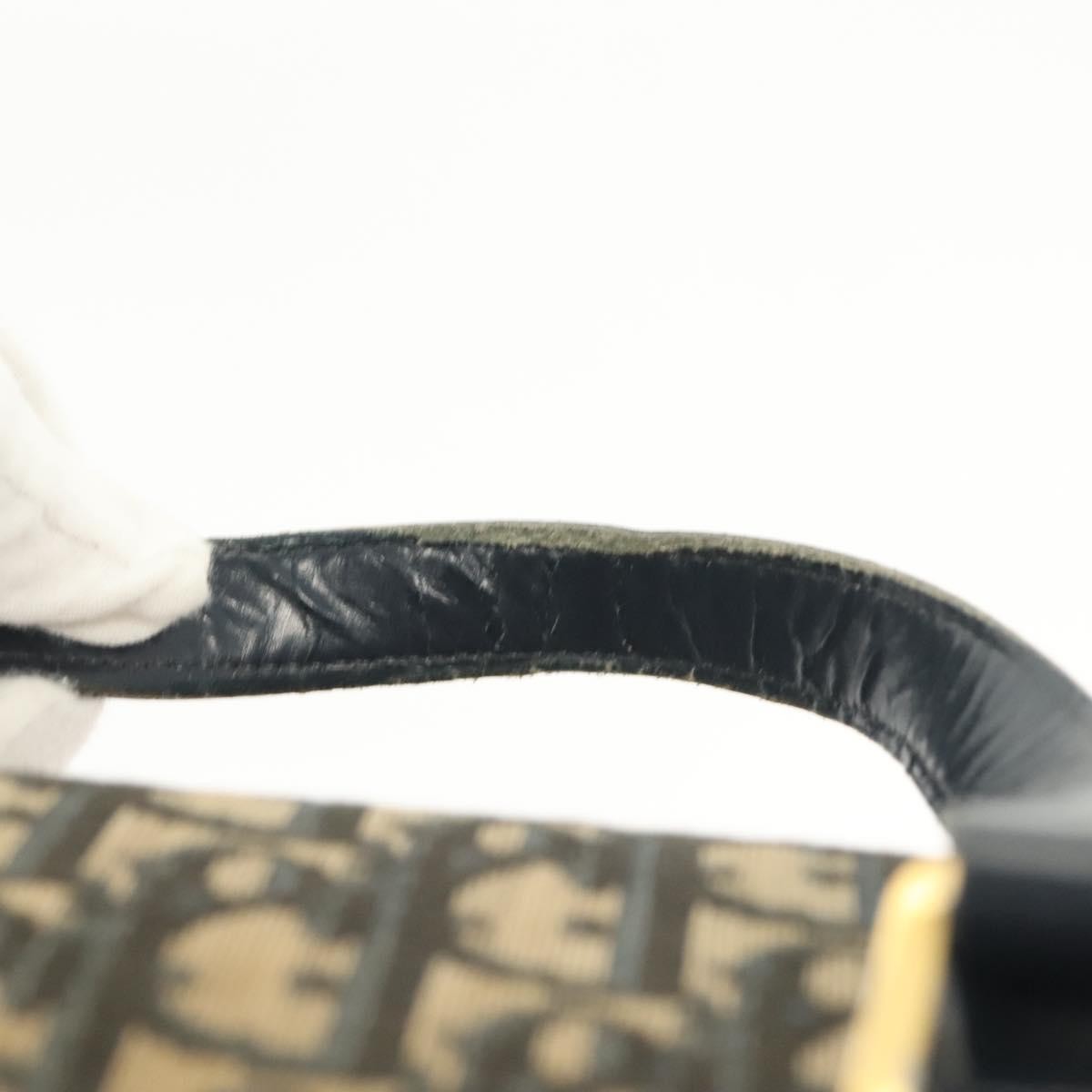 Christian Dior Vintage Trotter Boston Bag Diorissimo Canvas, NAVY, CANVAS, Travel bag