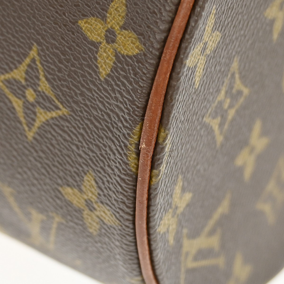 Louis Vuitton Papillon Handbag Monogram Canvas, Brown, Canvas, Handbag