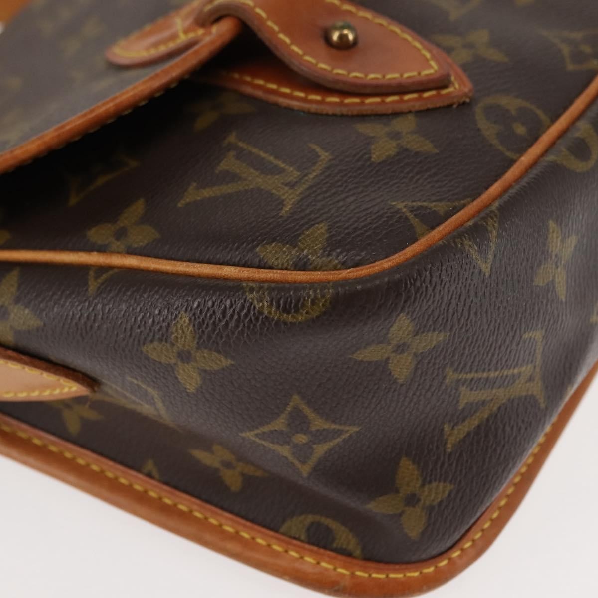 Louis Vuitton Sac Gibeciere Messenger Bag Monogram Canvas, BROWN, CANVAS, Crossbody bag