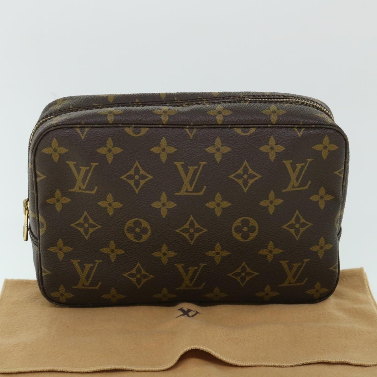 Louis Vuitton Trousse Toilette Monogram Canvas, BROWN, CANVAS, Clutche & pouche