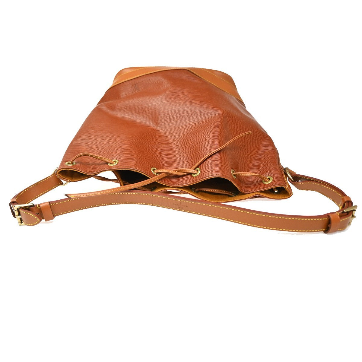 Louis Vuitton Noe Handbag Epi Leather, BROWN, LEATHER, Shoulder bag