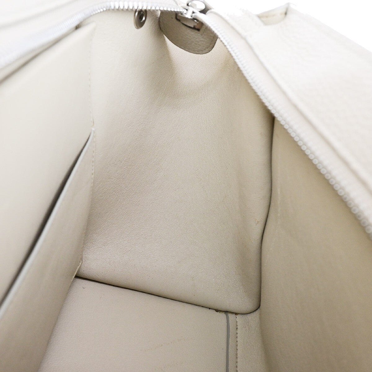 Celine Trapeze Bag Leather, BEIGE, LEATHER, Handbag