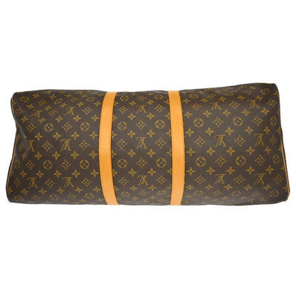 Louis Vuitton Keepall Bag Monogram Canvas, Brown, Canvas, Travel Bag