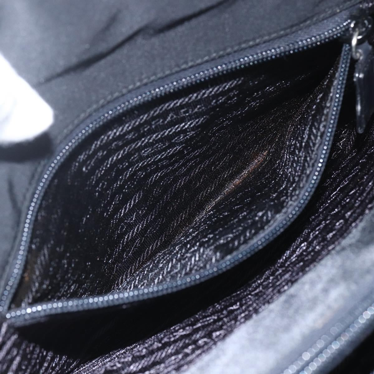 Prada Vintage Shoulder Bag Tessuto, BLACK, NYLON, Shoulder bag