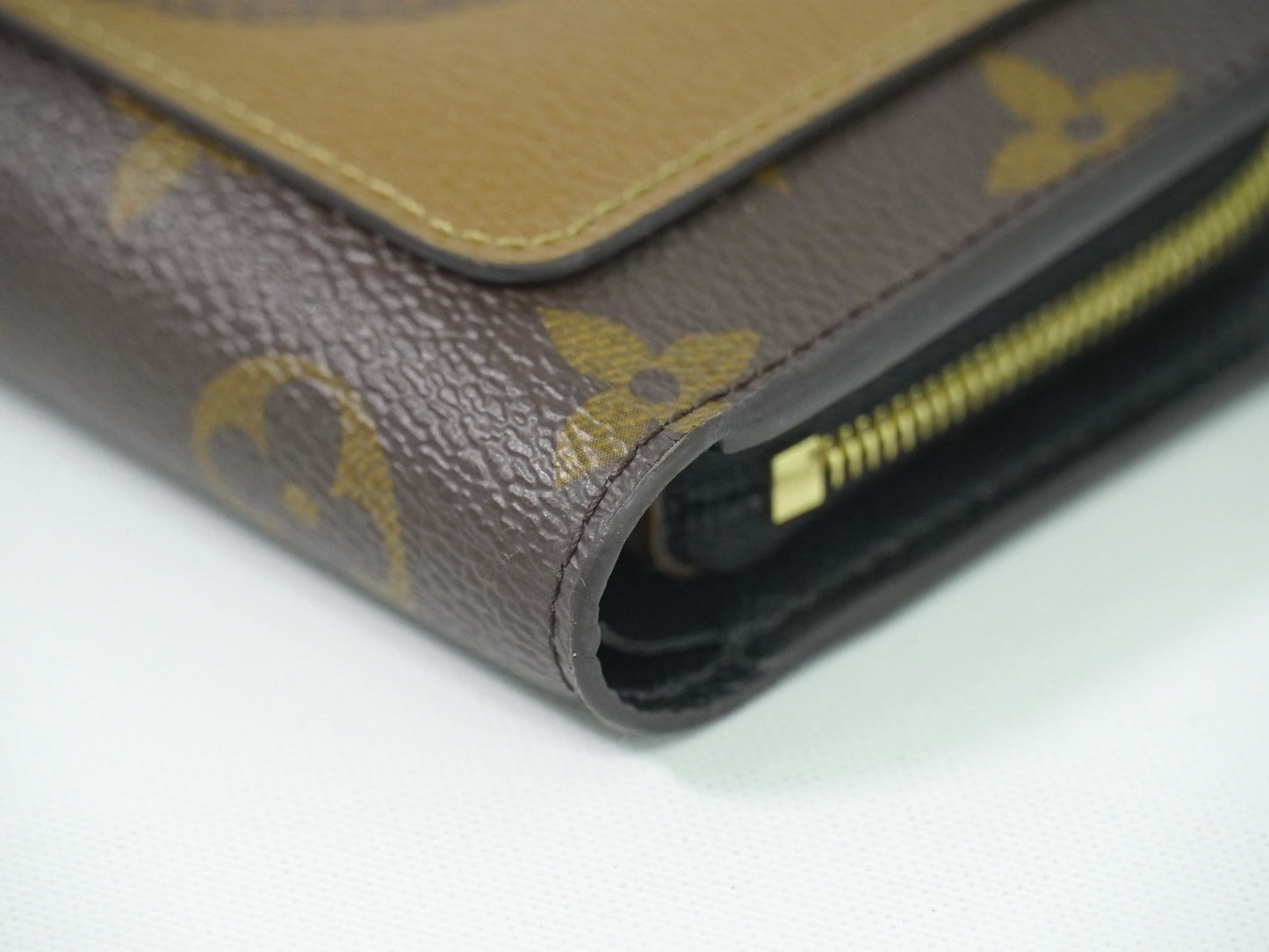 Louis Vuitton Juliette Wallet Reverse Monogram Canvas, BROWN, CANVAS, Wallets