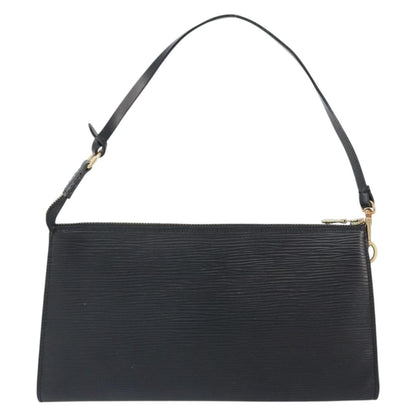 Louis Vuitton Pochette Accessoires Epi Leather, BLACK, LEATHER, Clutche & pouche