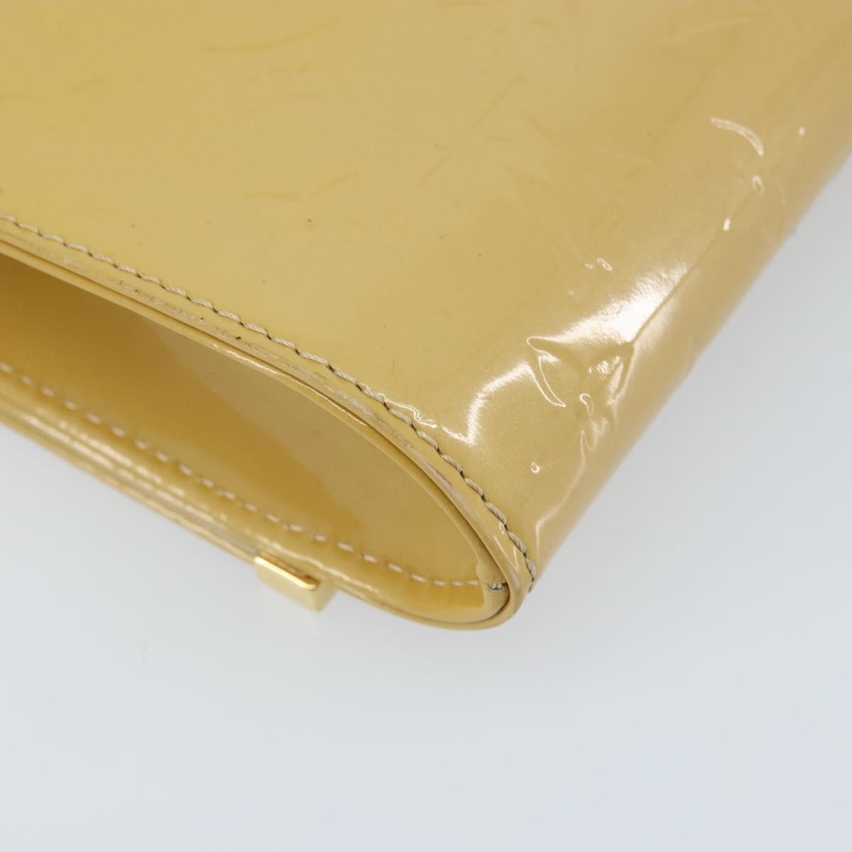 Louis Vuitton Ana Bag Monogram Vernis, YELLOW, PATENT_LEATHER, Clutche & pouche