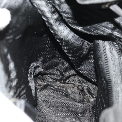 Prada Front Pocket Backpack Tessuto, BLACK, NYLON, Backpack