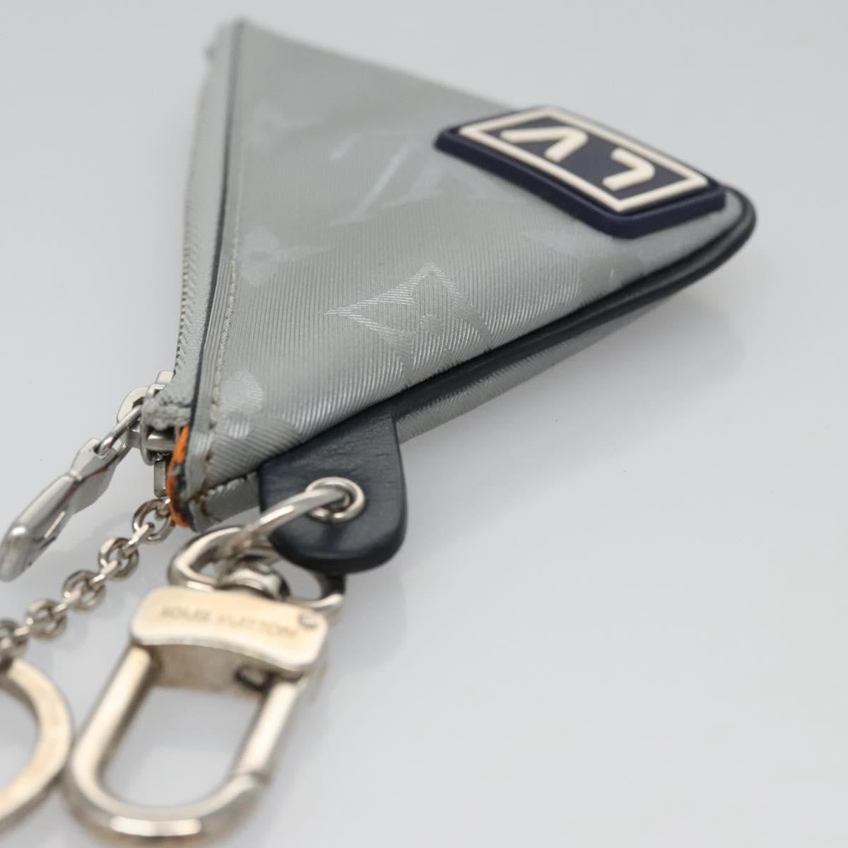 Louis Vuitton Porte cles satellite Canvas, Silver, Canvas, Charm