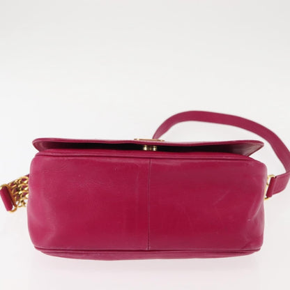 Valentino Garavani VLogo Flap Crossbody Bag Leather, PINK, LEATHER, Crossbody bag