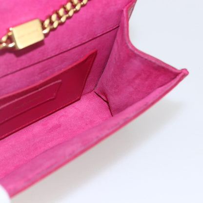 Saint Laurent Classic Monogram Crossbody Bag Grainy Leather, RED, LEATHER, Clutche & pouche