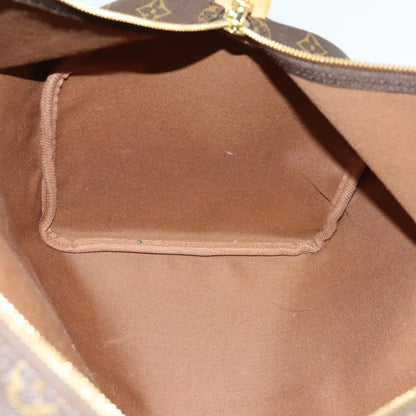 Louis Vuitton Keepall Bag Monogram Canvas, BROWN, CANVAS, Travel bag