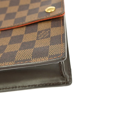 Louis Vuitton Portobello Messenger Damier, BROWN, CANVAS, Shoulder bag