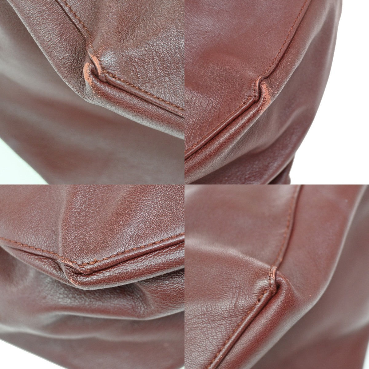 Celine Horizontal Bi-Cabas Tote Leather, PINK, LEATHER, Handbag