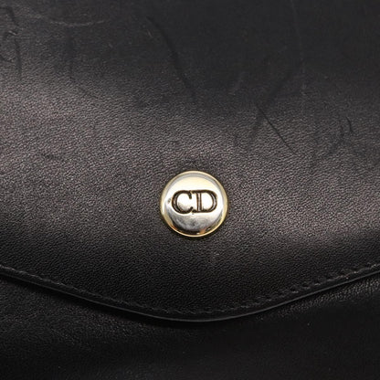 Christian Dior Clutch bag Leather, BLACK, LEATHER, Clutche & pouche