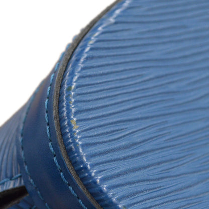 Louis Vuitton Saint Jacques Handbag Epi Leather, BLUE, LEATHER, Tote bag