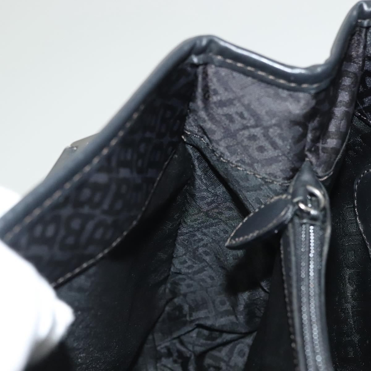 Bally Vintage Shoulder Bag Nylon, Black, Nylon, Shoulder Bag