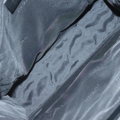 "Gucci Vintage Jackie Tote Canvas, Leather", BLACK, CANVAS, Tote bag