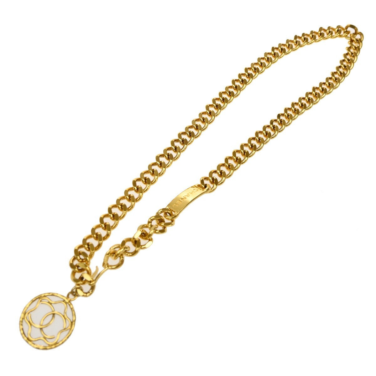 Chanel CC Chunky Chain-Link Belt Gold-plated, GOLD, GOLD_PLATED, Belts