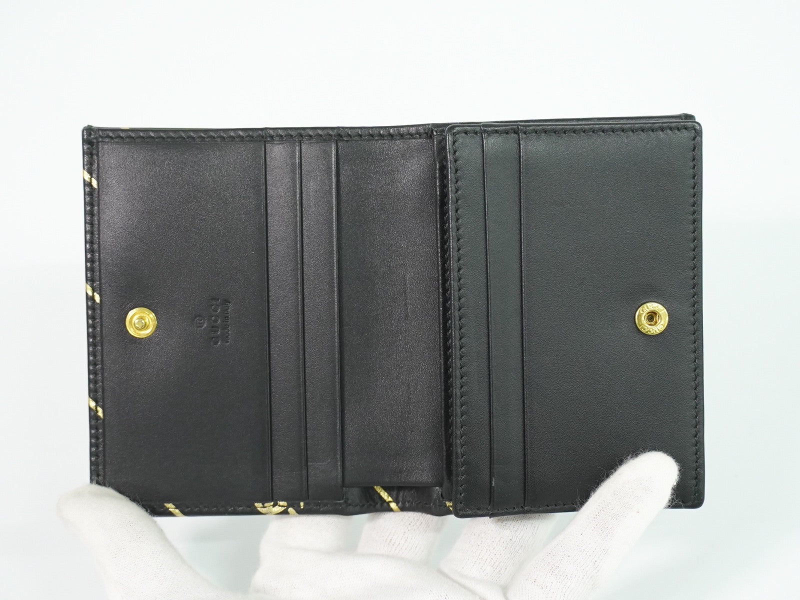 Gucci GG Marmont Wallet Leather, BLACK, LEATHER, Wallets