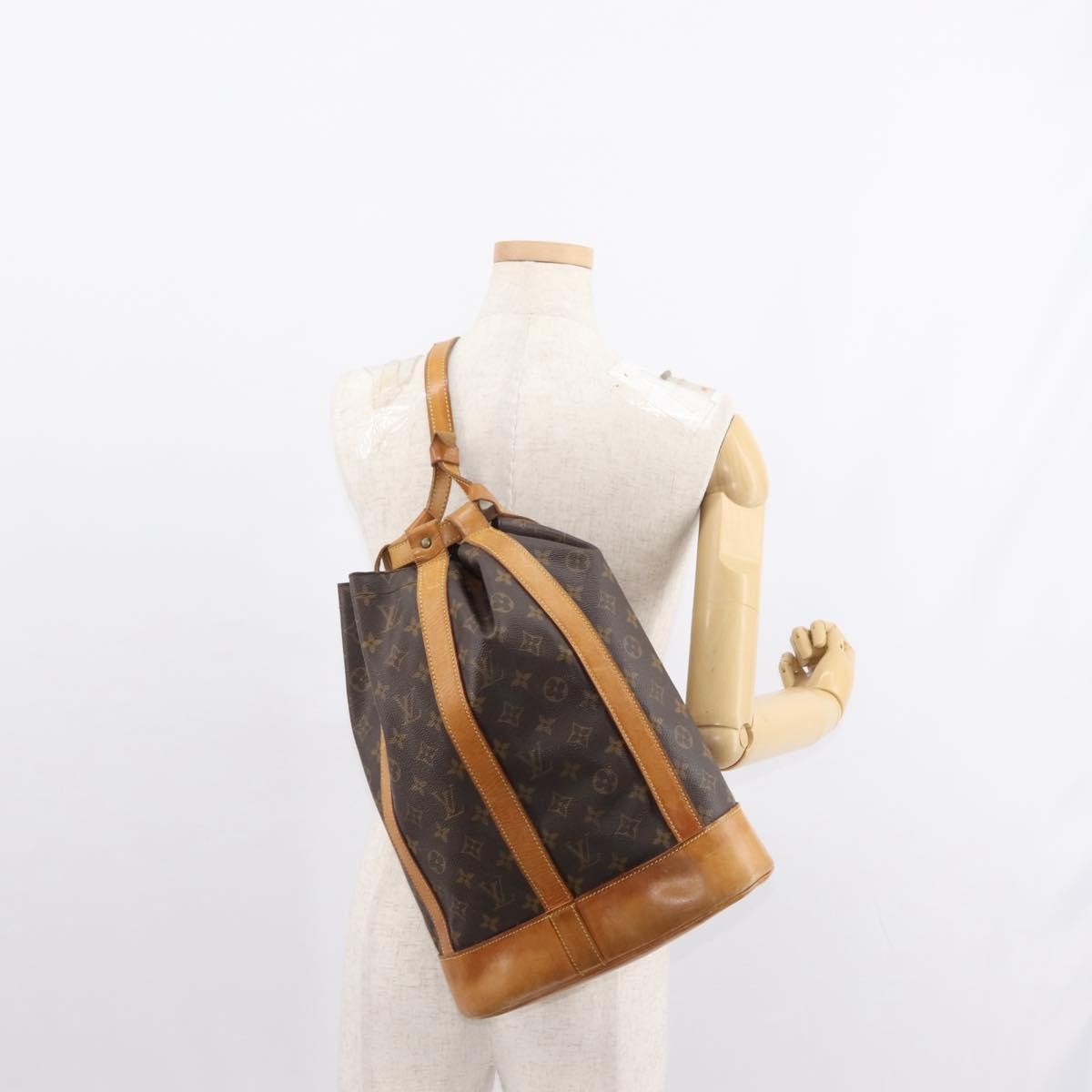 Louis Vuitton Randonnee Backpack Monogram Canvas, MULTICOLOUR, CANVAS, Shoulder bag