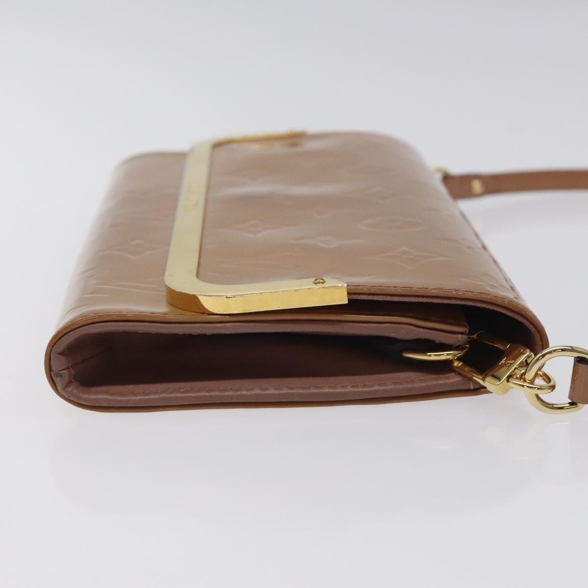 Louis Vuitton Rossmore Handbag Monogram Vernis, BROWN, PATENT_LEATHER, Shoulder bag