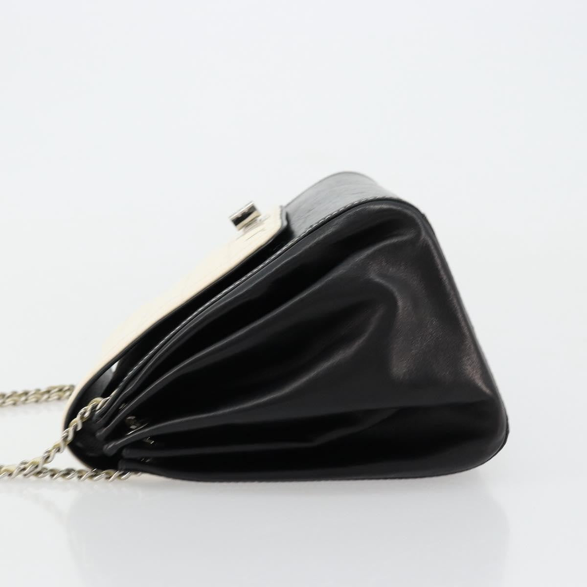 Chanel Chocolate Bar Accordion Reissue Flap Bag Quilted Lambskin, Black, Leather, Handbag