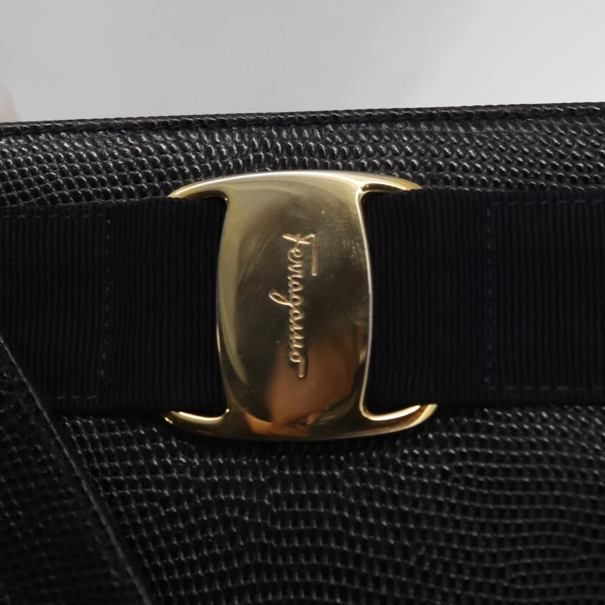 Salvatore Ferragamo Vala tote Leather, NAVY, LEATHER, Tote bag