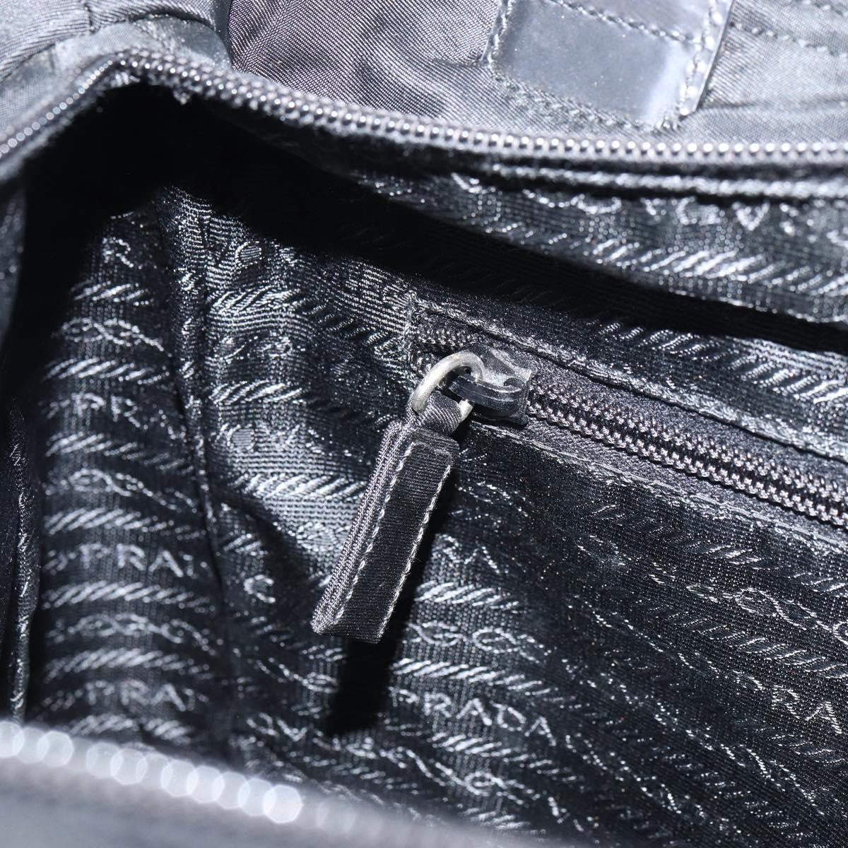 Prada Vintage Tote Nylon, BLACK, NYLON, Tote bag