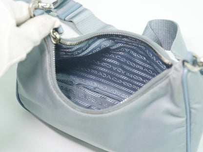 Prada Re-Edition 2005 Shoulder Bag Tessuto, BLUE, NYLON, Shoulder bag