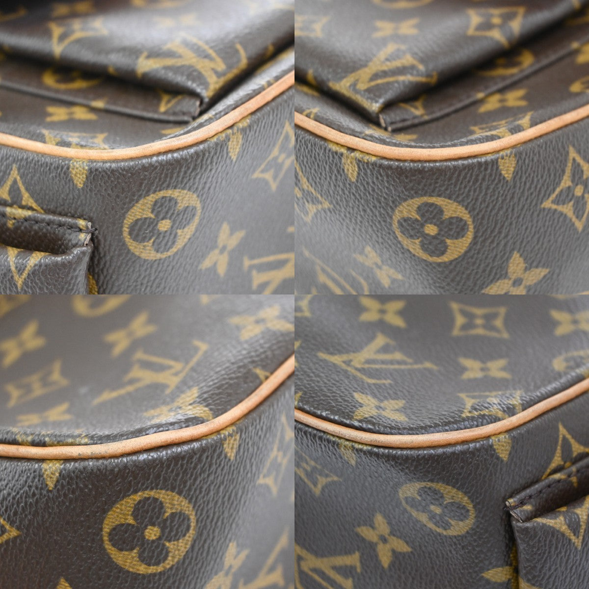 Louis Vuitton Excentri-Cite Handbag Monogram Canvas, BROWN, CANVAS, Handbag