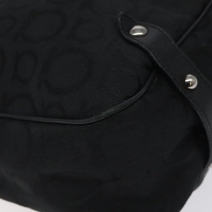 Salvatore Ferragamo Gancini Tote Gancini Canvas, BLACK, CANVAS, Tote bag