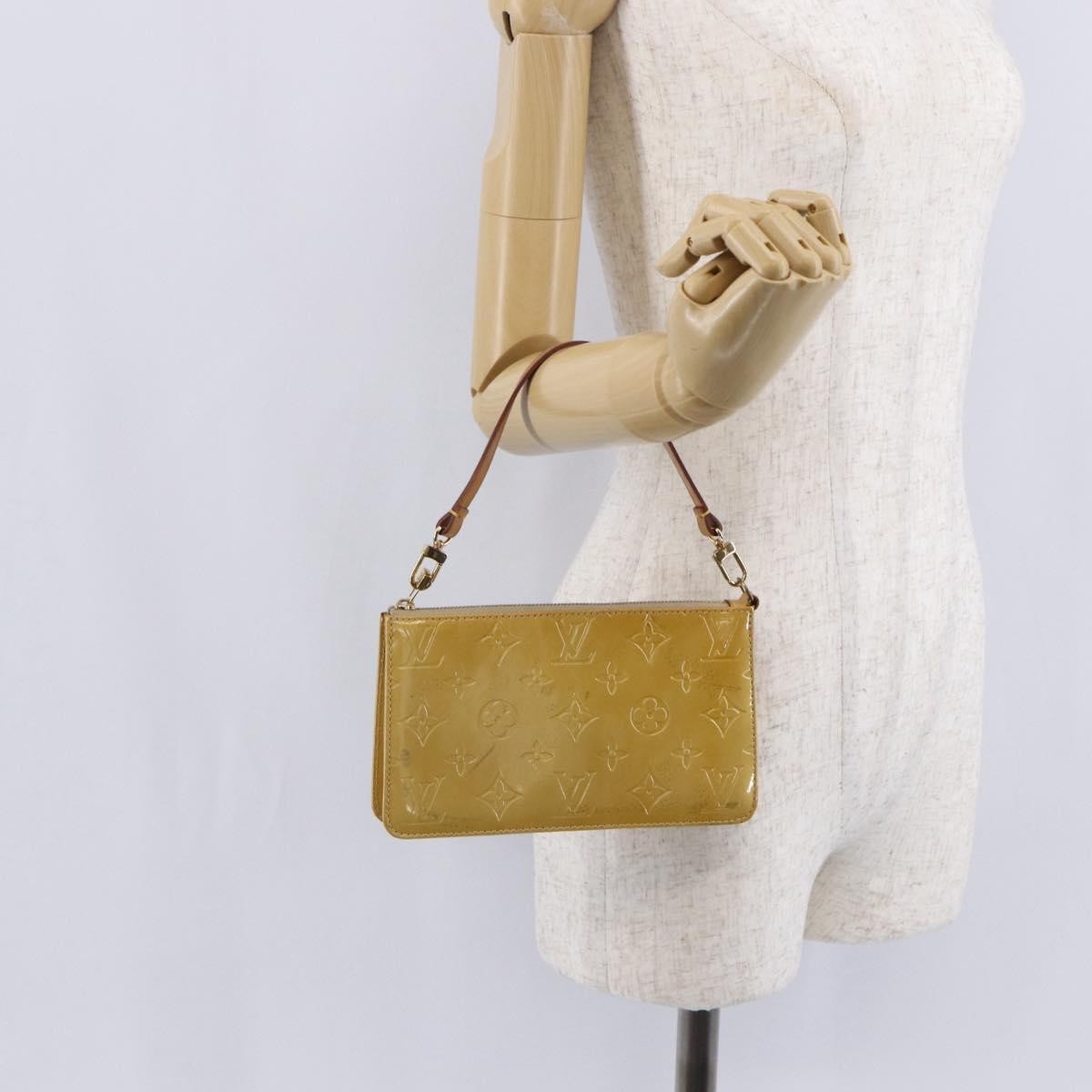 Louis Vuitton Lexington Pochette Monogram Vernis, BEIGE, PATENT_LEATHER, Clutche & pouche