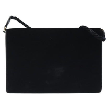 Gucci Vintage Shoulder Bag Velvet, BLACK, VELVET, Shoulder bag