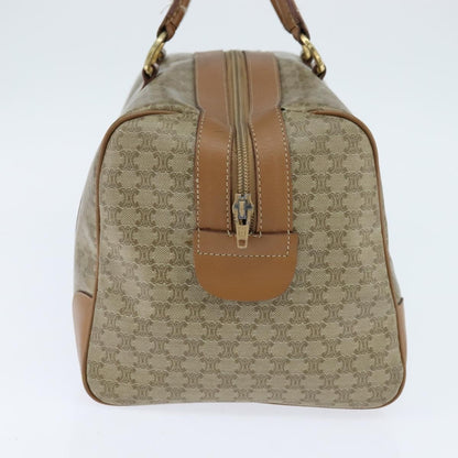 Celine Vintage Macadam Boston bag Canvas, BEIGE, CANVAS, Travel bag