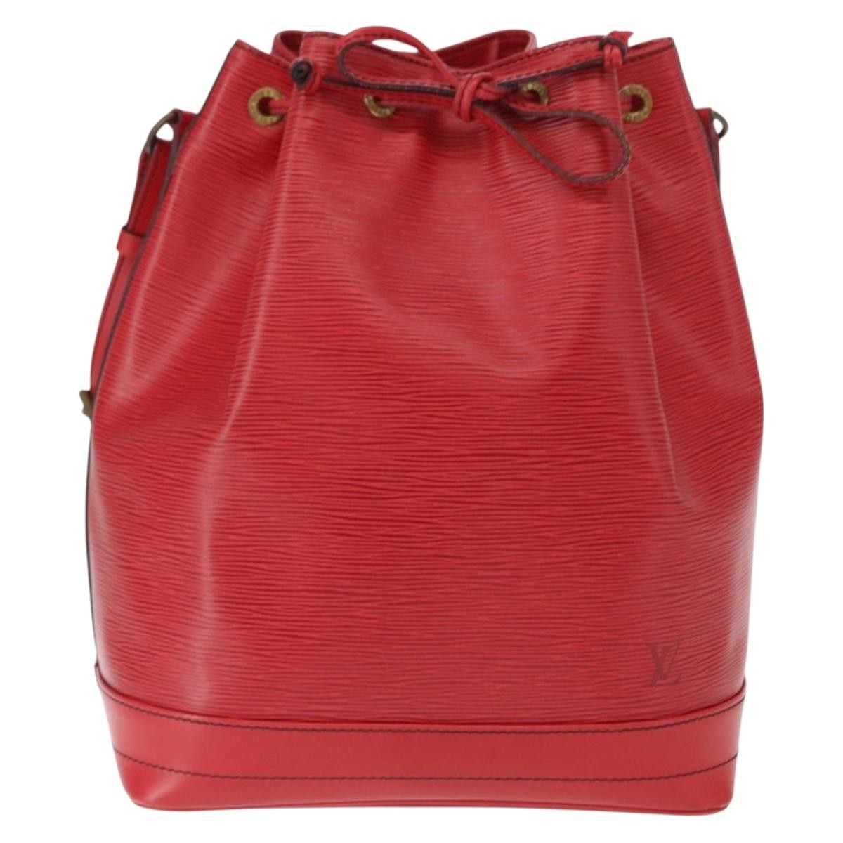 Louis Vuitton Petit Noe NM Handbag Epi Leather, RED, LEATHER, Shoulder bag