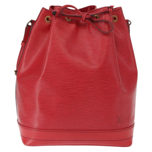 Louis Vuitton Petit Noe NM Handbag Epi Leather, RED, LEATHER, Shoulder bag