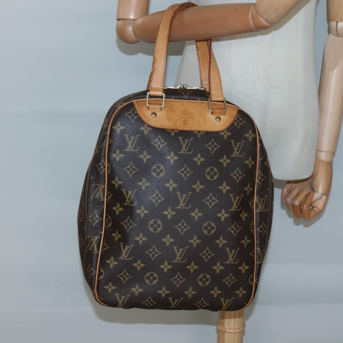 Louis Vuitton Excursion Handbag Monogram Canvas, BROWN, CANVAS, Handbag