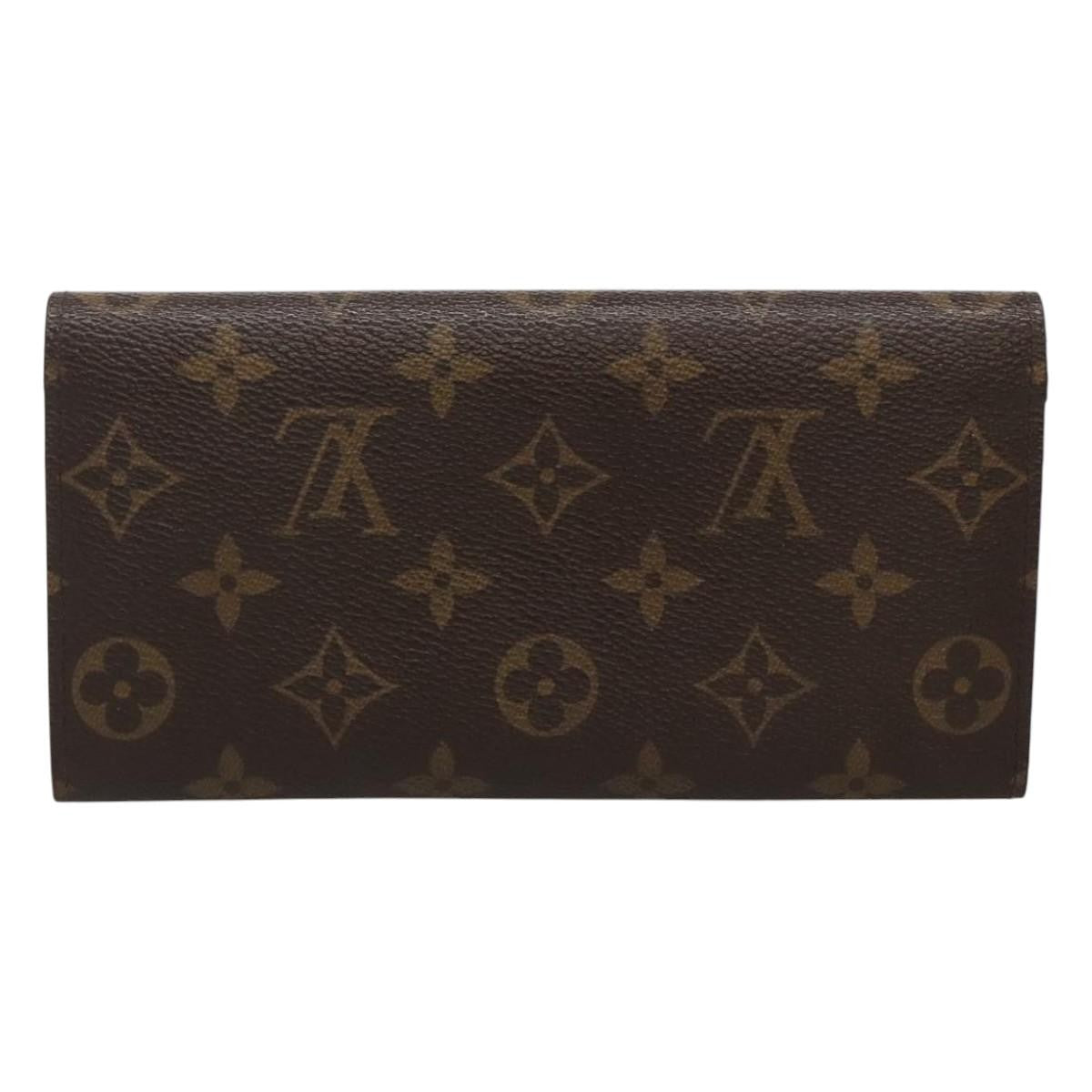 Louis Vuitton Emilie Wallet Monogram Canvas, Red, Canvas, Wallet