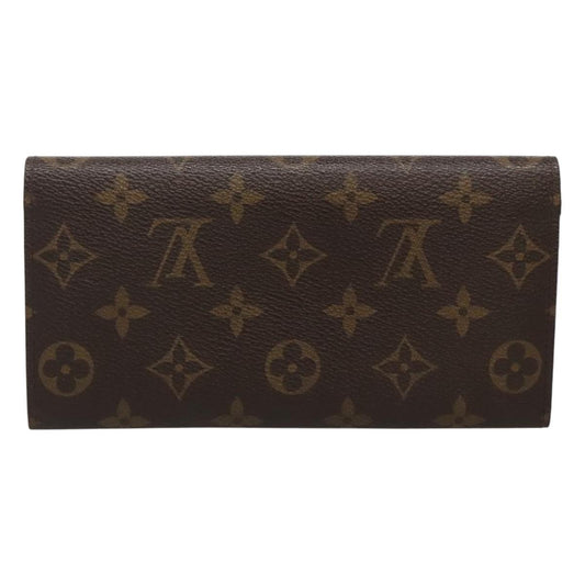 Louis Vuitton Emilie Wallet Monogram Canvas, Red, Canvas, Wallet