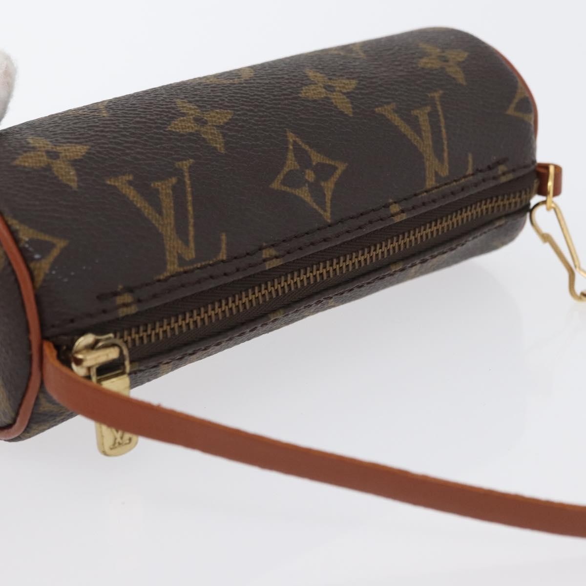 Louis Vuitton Papillon Pochette Monogram Canvas, BROWN, CANVAS, Clutche & pouche