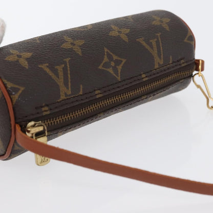 Louis Vuitton Papillon Pochette Monogram Canvas, BROWN, CANVAS, Clutche & pouche